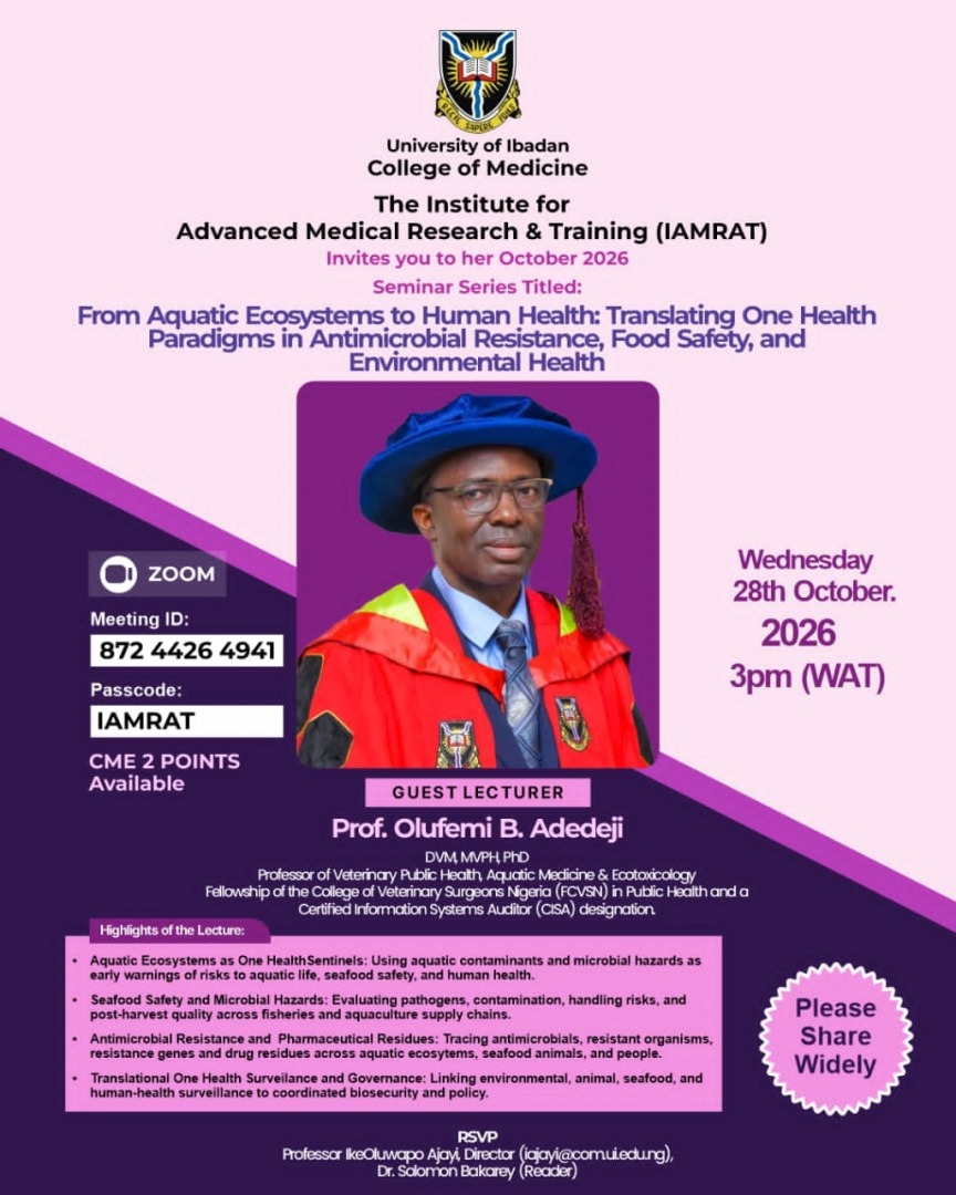 IAMRAT OCTOBER 2026 LECTURE